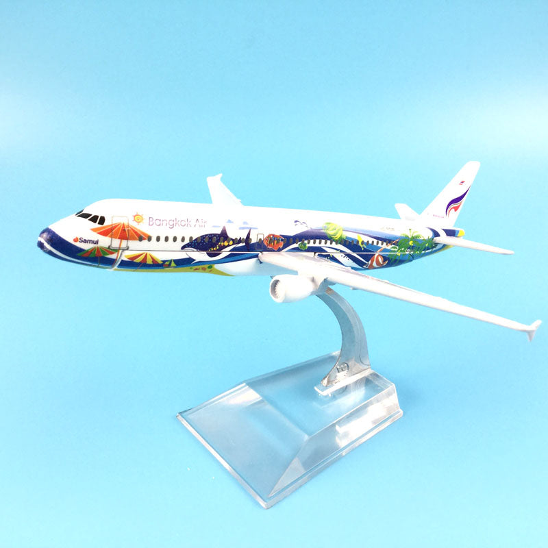 Thailand Thai Bangkok Air Airlines Airbus 320 A320 Airways Plane Model Aircraft Airplane Model AV8R