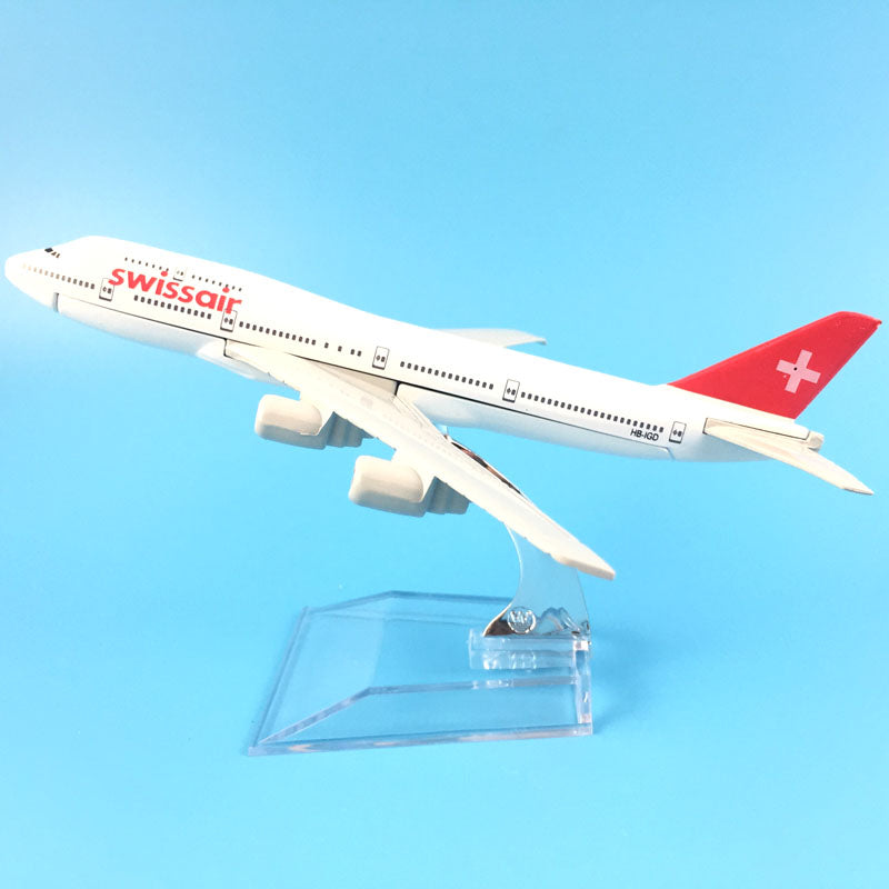 Swiss Air Swissair Airlines Boeing 747 B747 200 Airways Airplane Model Plane Model W Stand Aircraft Gift AV8R