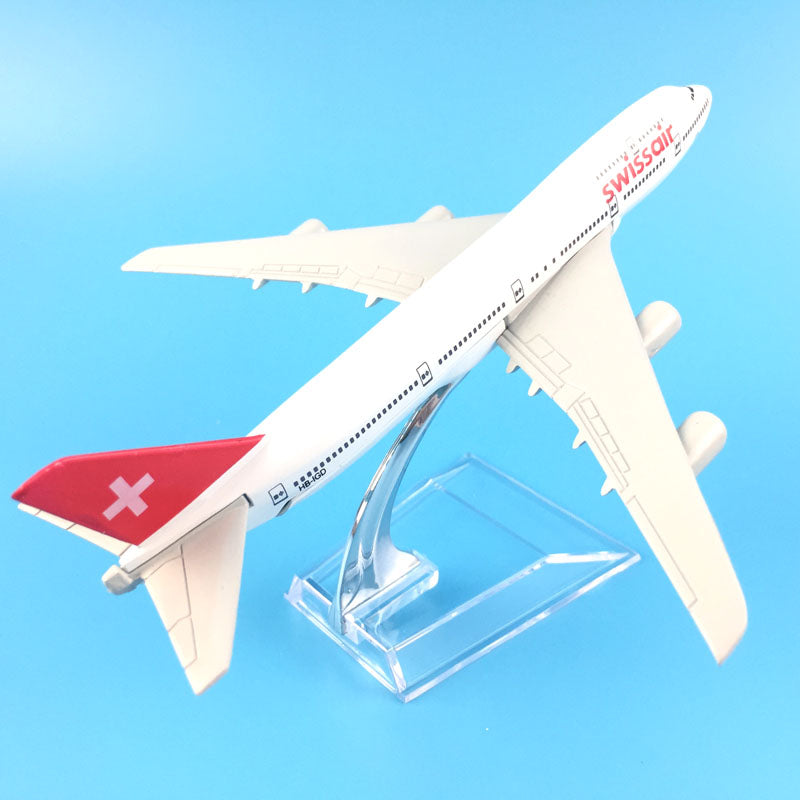 Swiss Air Swissair Airlines Boeing 747 B747 200 Airways Airplane Model Plane Model W Stand Aircraft Gift AV8R