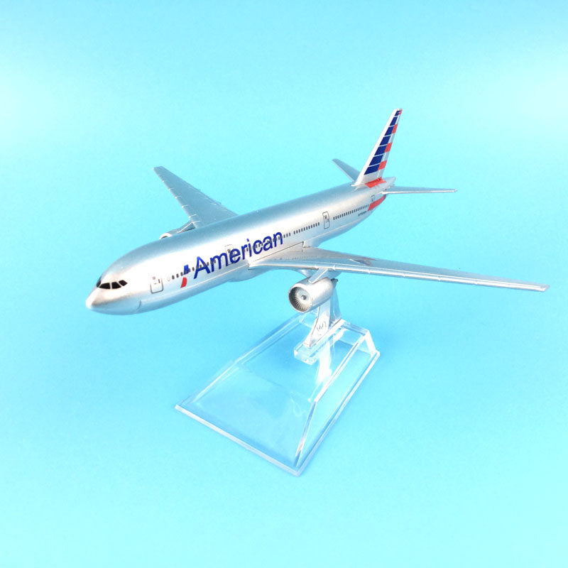 Free Shipping American Airlines Boeing 777 16cm alloy metal model aircraft child Birthday gift plane models toys for children AV8R