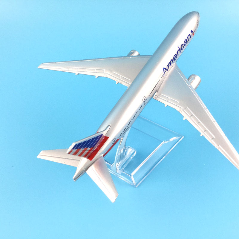 Free Shipping American Airlines Boeing 777 16cm alloy metal model aircraft child Birthday gift plane models toys for children AV8R