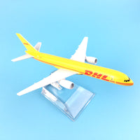 Thumbnail for Boeing 757 DHL cargo aircraft B757 16cm Alloy simulation airplane model for kids toys Christmas gift AV8R