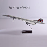 Thumbnail for British Concord With Light & Wheel  Plane Model Airplane Model Aircraft AV8R