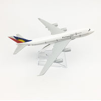 Thumbnail for Philippines Airlines Aeroplane model Boeing 747 airplane 16CM Metal alloy diecast 1:400 airplane AV8R