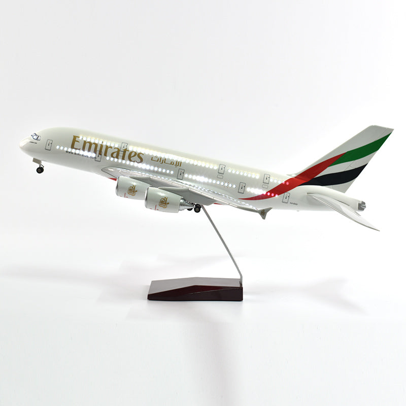 United Arab Emirates Airbus 380 Airplane Model Plane Model Aircraft Model 1/160 Scale Diecast Resin Airplanes AV8R