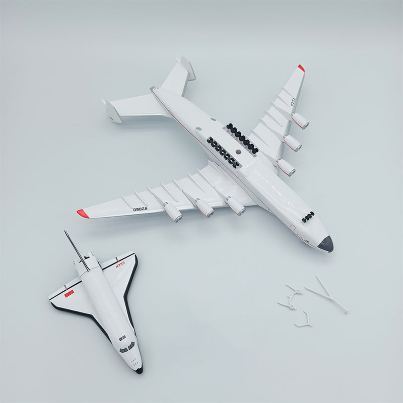 Antonov An-225 AN225 &quot;Mriya&quot; Space Shuttle Blizzard Diecast ABS Plastic Airplane AV8R