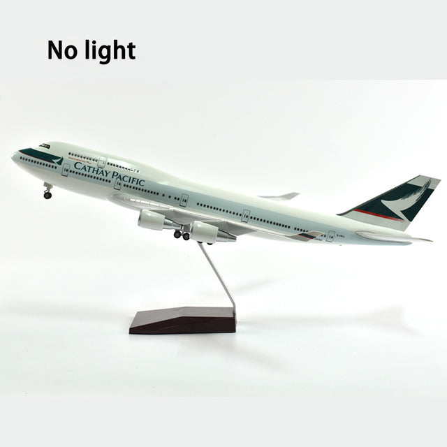 Cathay Pacific Airbus A350 Airplane Model Plane With Light &amp; Wheel Aircraft AV8R