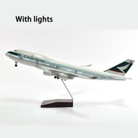 Thumbnail for Cathay Pacific Airbus A350 Airplane Model Plane With Light & Wheel Aircraft AV8R