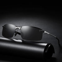 Thumbnail for New Luxury Polarized Sunglasses For Men Driving Fishing Hiking Sun Glasses Male Classic Vintage Men's Glasses Black Shades UV400 AV8R