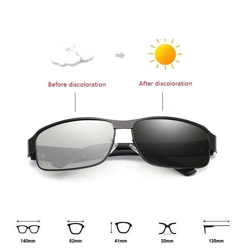 Photochromic Sunglasses For Men Polarized Chameleon Glasses AV8R