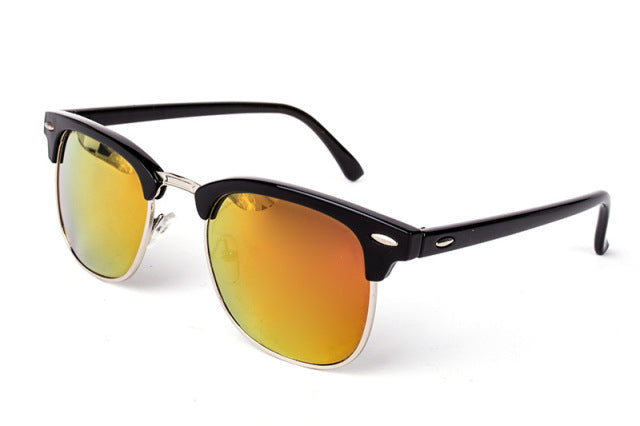 Half Metal High Quality Sunglasses Men Women Brand Designer Glasses Mirror Sun Glasses AV8R