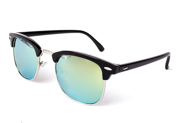 Half Metal High Quality Sunglasses Men Women Brand Designer Glasses Mirror Sun Glasses AV8R