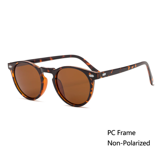 2021 New Fashion Men Polarized Sunglasses Women Round TAC Lens TR90 Frame Brand Designer AV8R