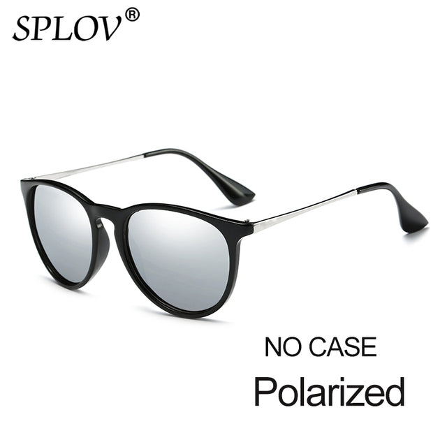 Cat Eye Polarized Sunglasses Classic Women Brand Design Vintage Mirrored Sun Glasses AV8R