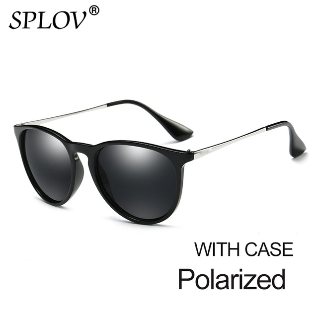 Cat Eye Polarized Sunglasses Classic Women Brand Design Vintage Mirrored Sun Glasses AV8R