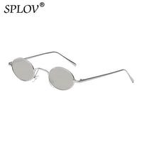 Thumbnail for Vintage Oval Steampunk Sunglasses Men Women Brand Designer Small Metal Sun Glasses AV8R