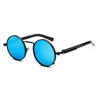 Thumbnail for New Punk Sunglasses Men Women Retro Round Steam Brand Designer Small Circle Sun Glasses AV8R