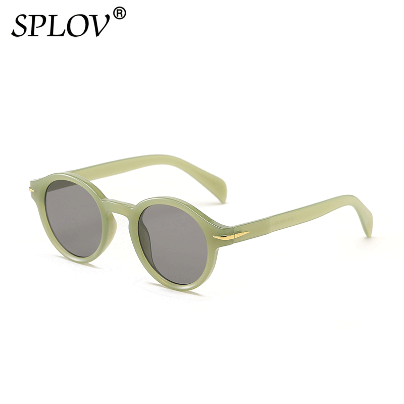 Fashion Small Round Sunglasses Women Men Vintage Yellow Sun Glasses AV8R