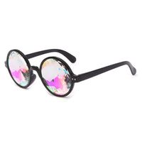 Thumbnail for Hot Sale Round Frame Holographic Kaleidoscope Men Women Sunglasses AV8R