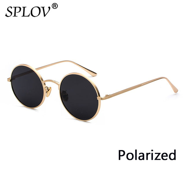Retro Punk Style Men Sunglasses Women Vintage Round Metal Frame Colorful Lens Sun Glasses AV8R