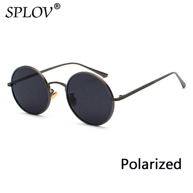 Retro Punk Style Men Sunglasses Women Vintage Round Metal Frame Colorful Lens Sun Glasses AV8R