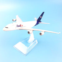 Thumbnail for A380 FEDEX EXPRESS Airline MODEL PLANE AIRCRAFT Kids Toys 16CM Alloy Metal Model Plane AV8R