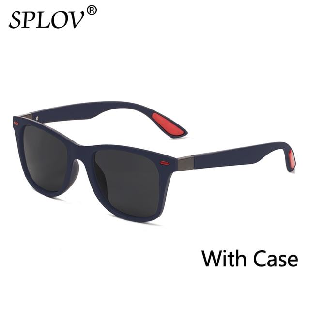Classic Square Polarized Sunglasses Men Women Fashion Driving Sun Glasses AV8R