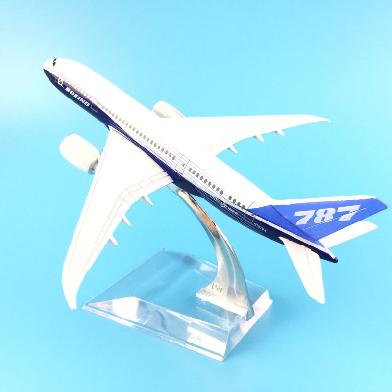 Original model Boeing 787 Airlines Aeroplane model B787 airplane 16CM Metal alloy diecast 1:400 airplane model toys Collectible AV8R