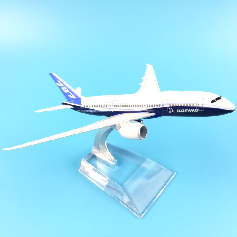 Original model Boeing 787 Airlines Aeroplane model B787 airplane 16CM Metal alloy diecast 1:400 airplane model toys Collectible AV8R