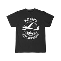Thumbnail for REAL PILOTS NEED NO ENGINES SOARING SOARING ESSENTIAL T-SHIRT THE AV8R